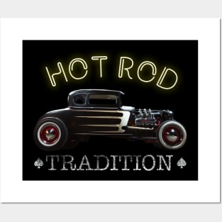 1930 1931 Ford Model A Five Window Coupe Hot Rod Posters and Art